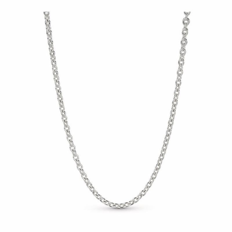 Pandora Sterling Silver Chain Necklace Ireland - Sterling Silver - 276189VUM